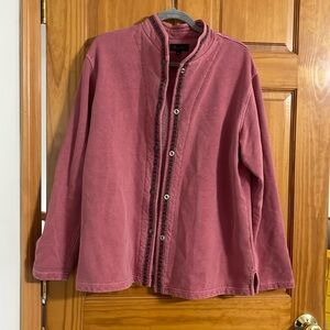 True grit snap button rare fleece jacket